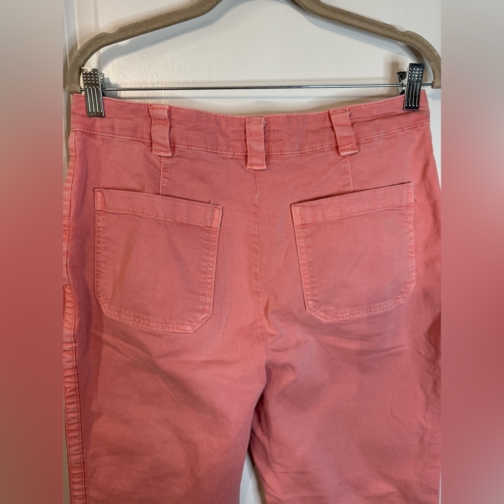 Boden Women’s Peach Pink Straight Leg Pants - Size 8L - Picture 5 of 9